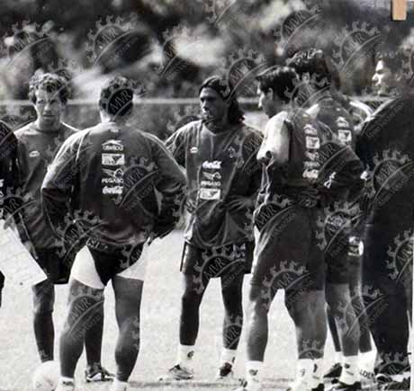 Selección mexicana en entrenamiento